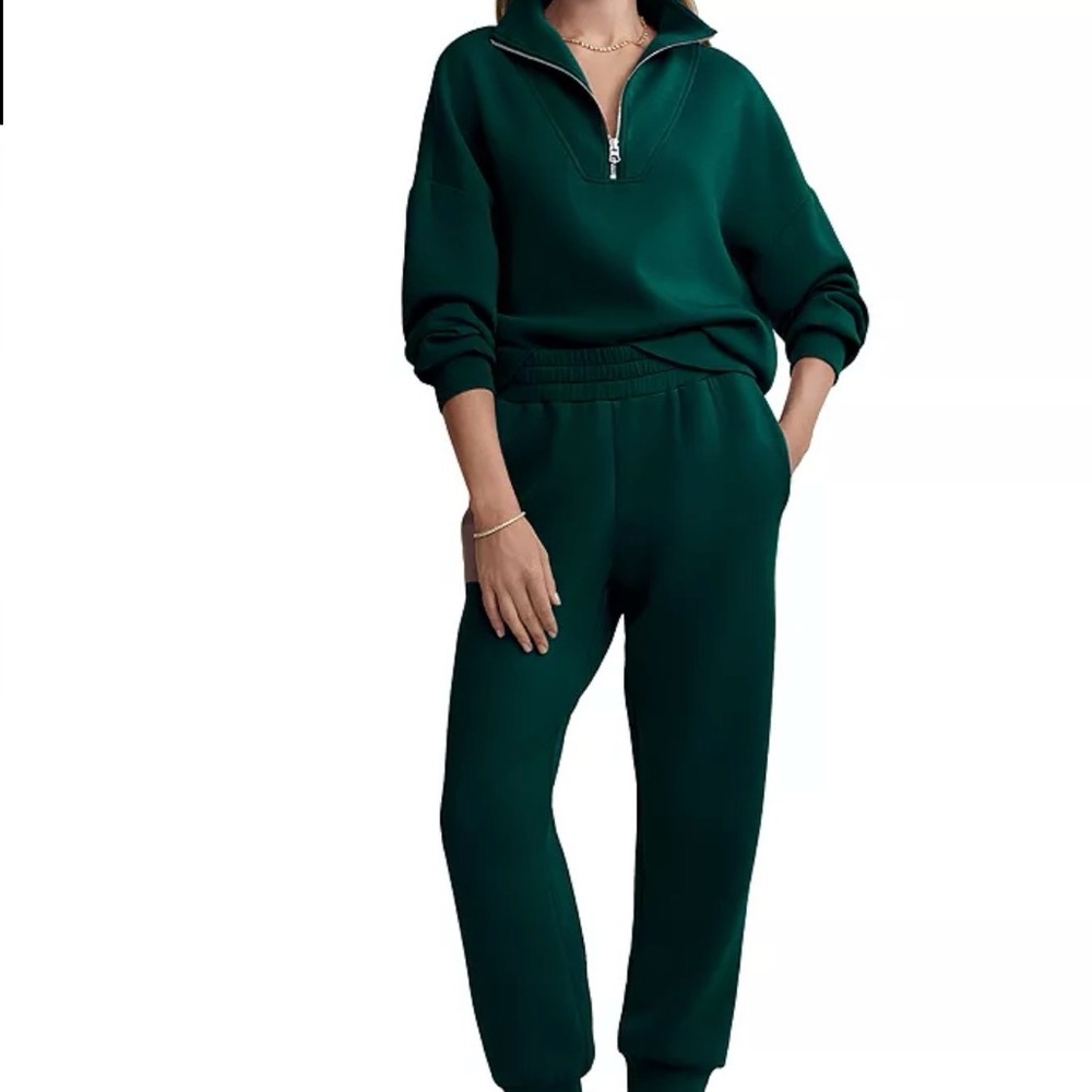 Varley Slim Cuff Pants in Forest Green Sz XL